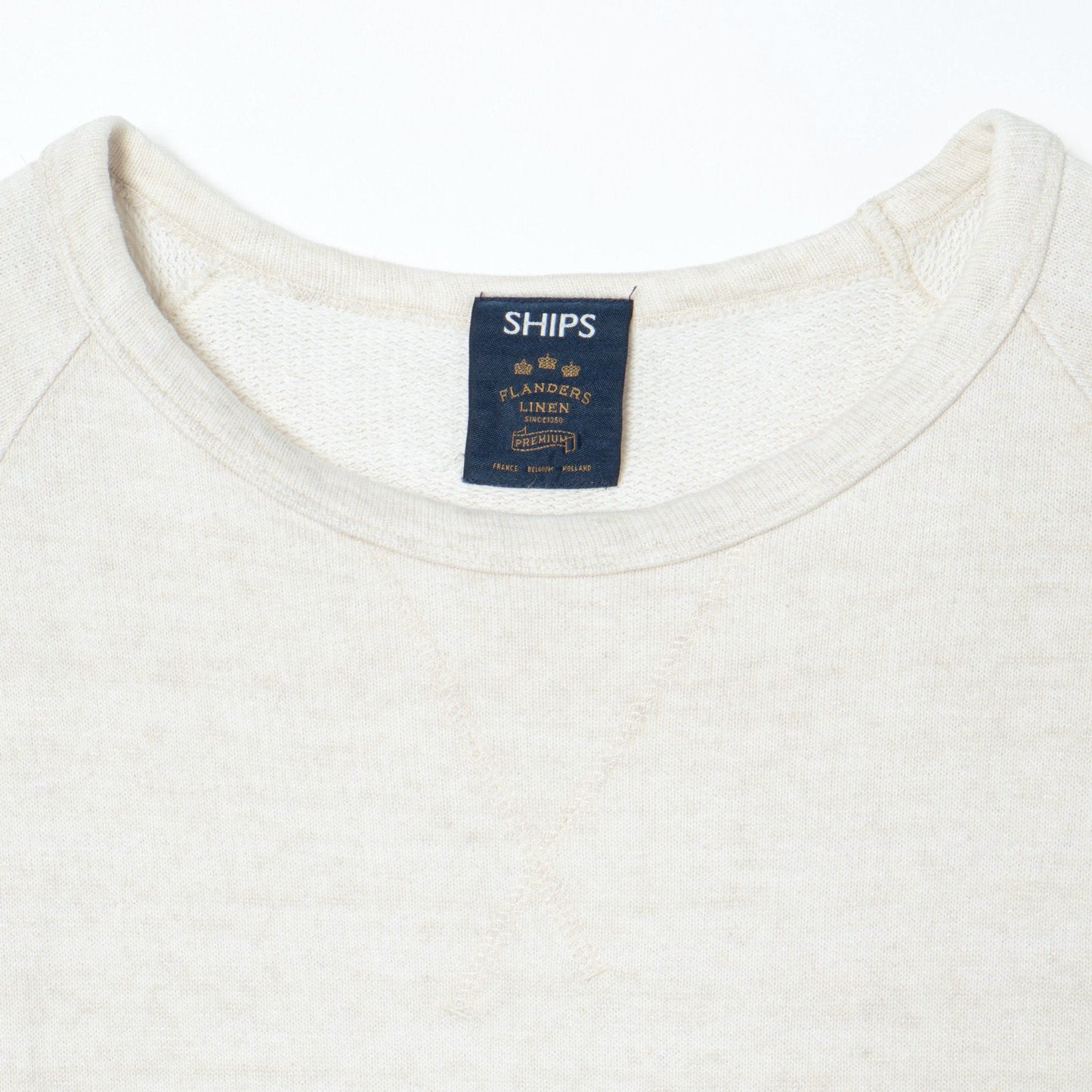 SHIPS:FLANDERS LNN SWEAT C/N L/S