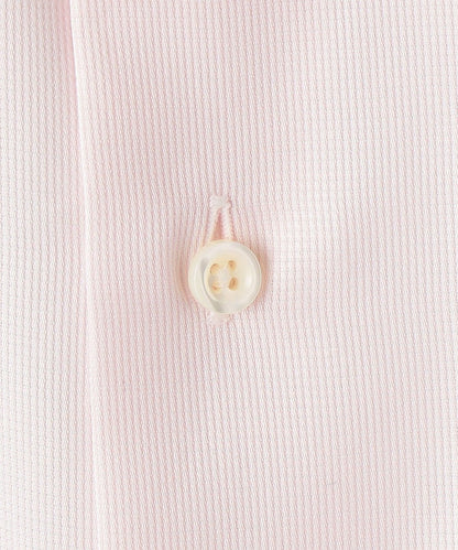 SHIPS: イージーアイロン ドビー 無地 ワイドカラー クレリック シャツ