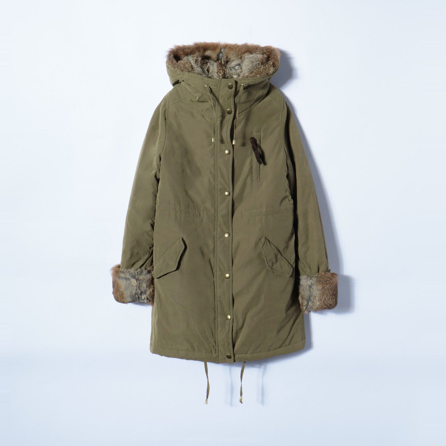 RABIT FUR LINER COAT 14FW