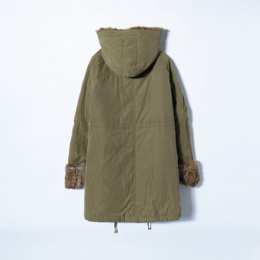 RABIT FUR LINER COAT 14FW
