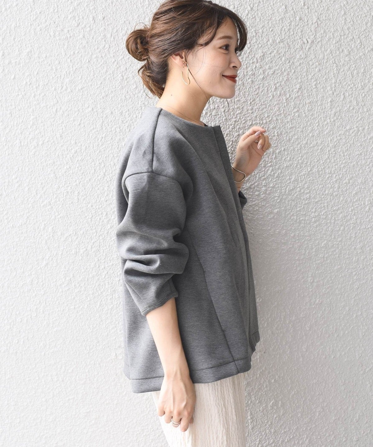 SHIPS Days:ウォッシャブルストレッチブルゾン