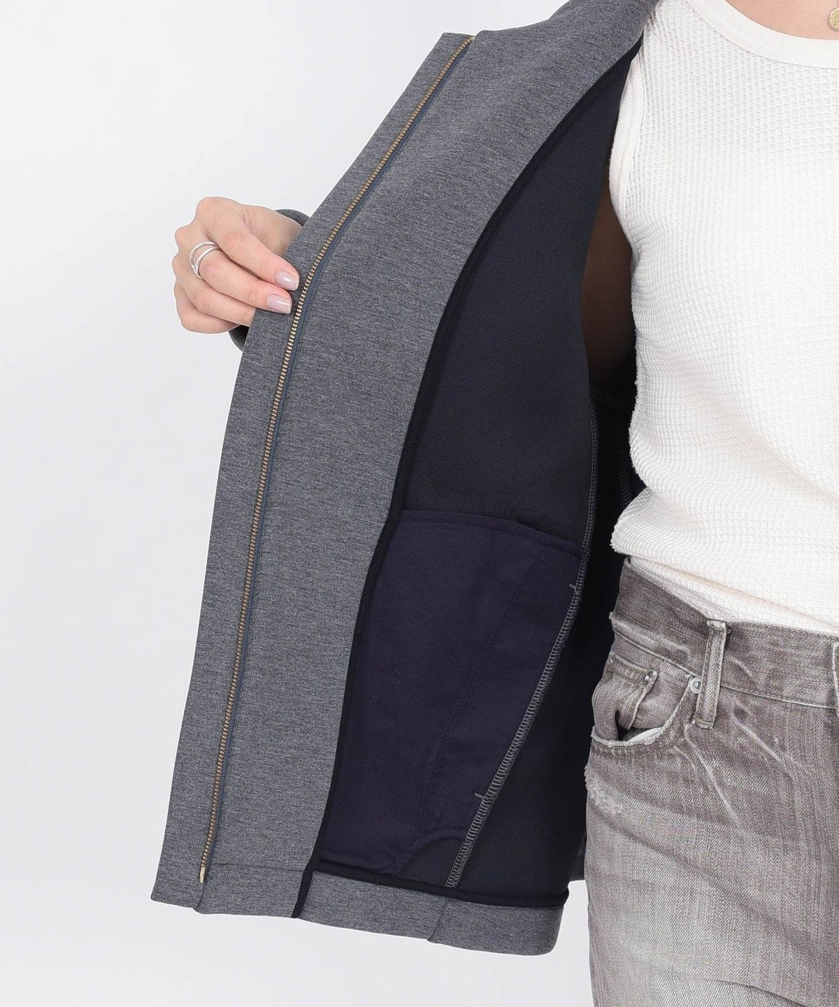 SHIPS Days:ウォッシャブルストレッチブルゾン