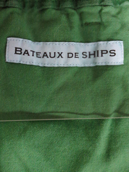 BATEAUX DE SHIPS: リネン ガーメントダイ ワイド イージーパンツ