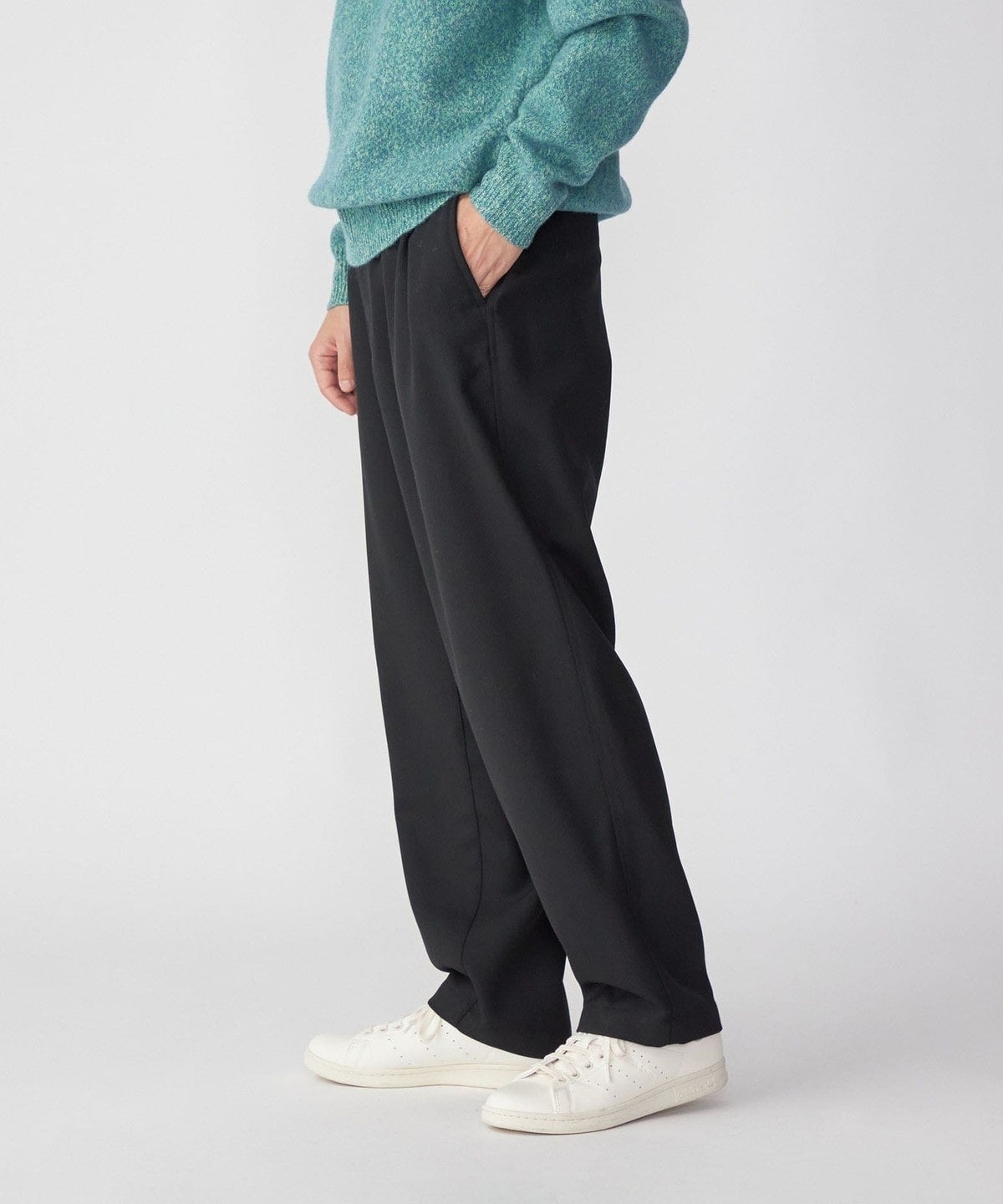 SHIPS: T/W ツイル ワイド イージーパンツ