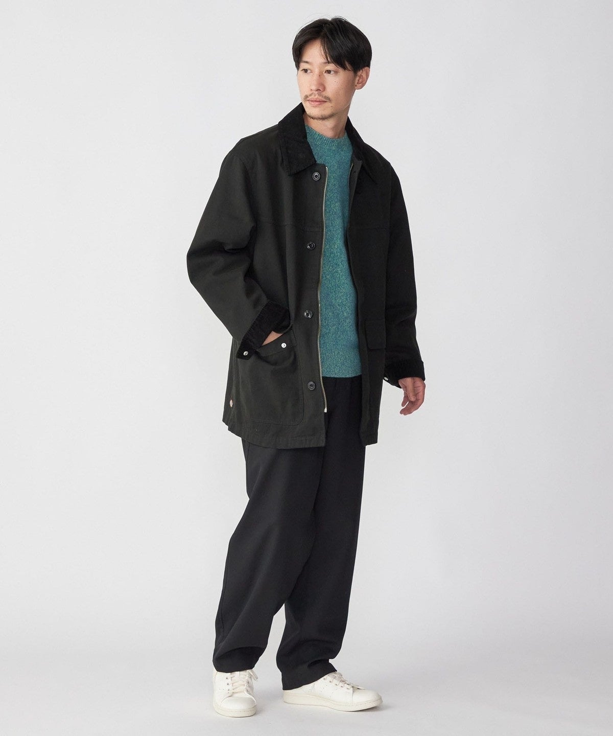 SHIPS: T/W ツイル ワイド イージーパンツ