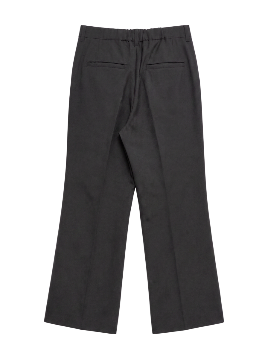 SHIPS Primary Navy Label:トロピカルウールストレートパンツ