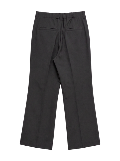 SHIPS Primary Navy Label:トロピカルウールストレートパンツ