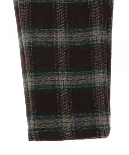 SHIPS KIDS:ダブルウエスト チェック ストレッチ パンツ 1 (80〜90cm)