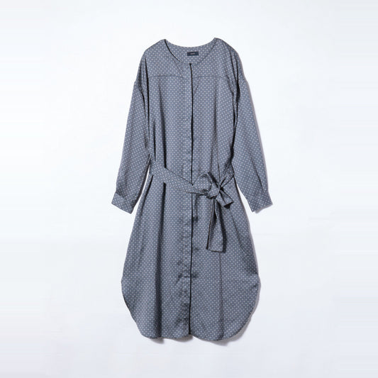 【WEB限定】小紋スカーフワンピース