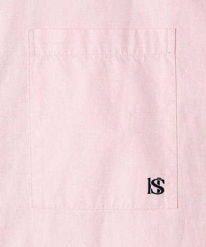 〈洗濯機可能〉オックス 刺繍 オーバー シャツ 24SS