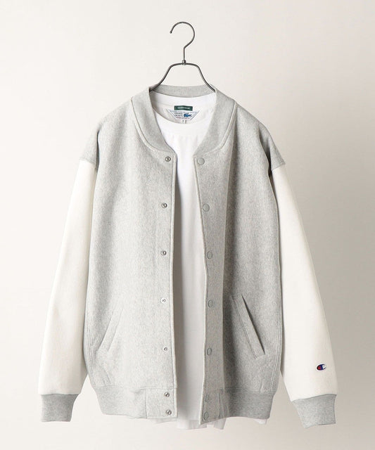 【SHIPS any別注】Champion: リバースウィーブ ヘビーウェイト リラックスフィット ボタン カーディガン