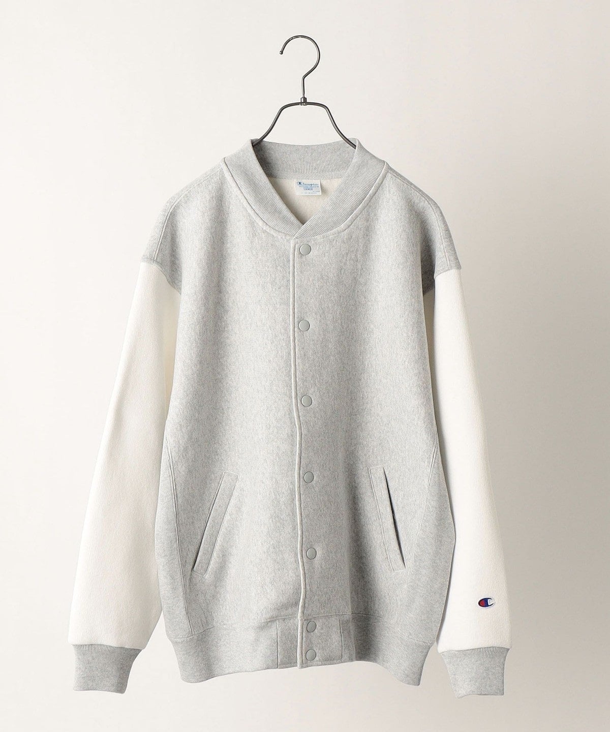 【SHIPS any別注】Champion: リバースウィーブ ヘビーウェイト リラックスフィット ボタン カーディガン