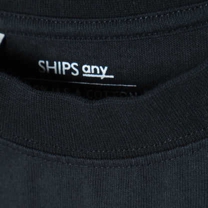 SHIPS any: USAコットン モックネックTEE