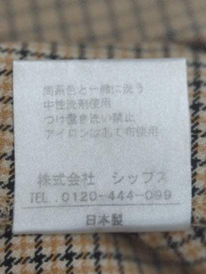 〈手洗い可能〉チェックセミワイドパンツ