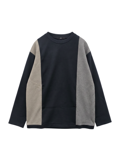 SHIPS: パネル アシンメトリー ポンチ ロングスリーブ カットソー (ロンT) 21SS