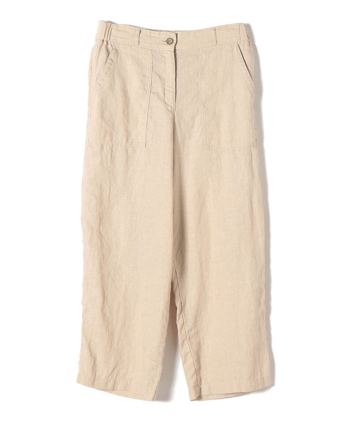 【WEB限定】〈手洗い可能〉リネンキャンバスポケットパンツ
