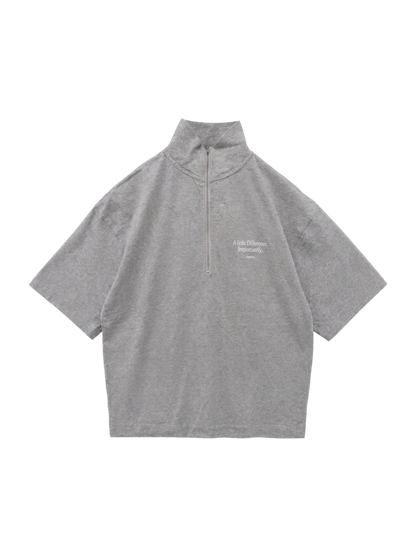 【SHIPS別注】81BRANCA:〈洗濯機可能〉ハーフジップ カットソー