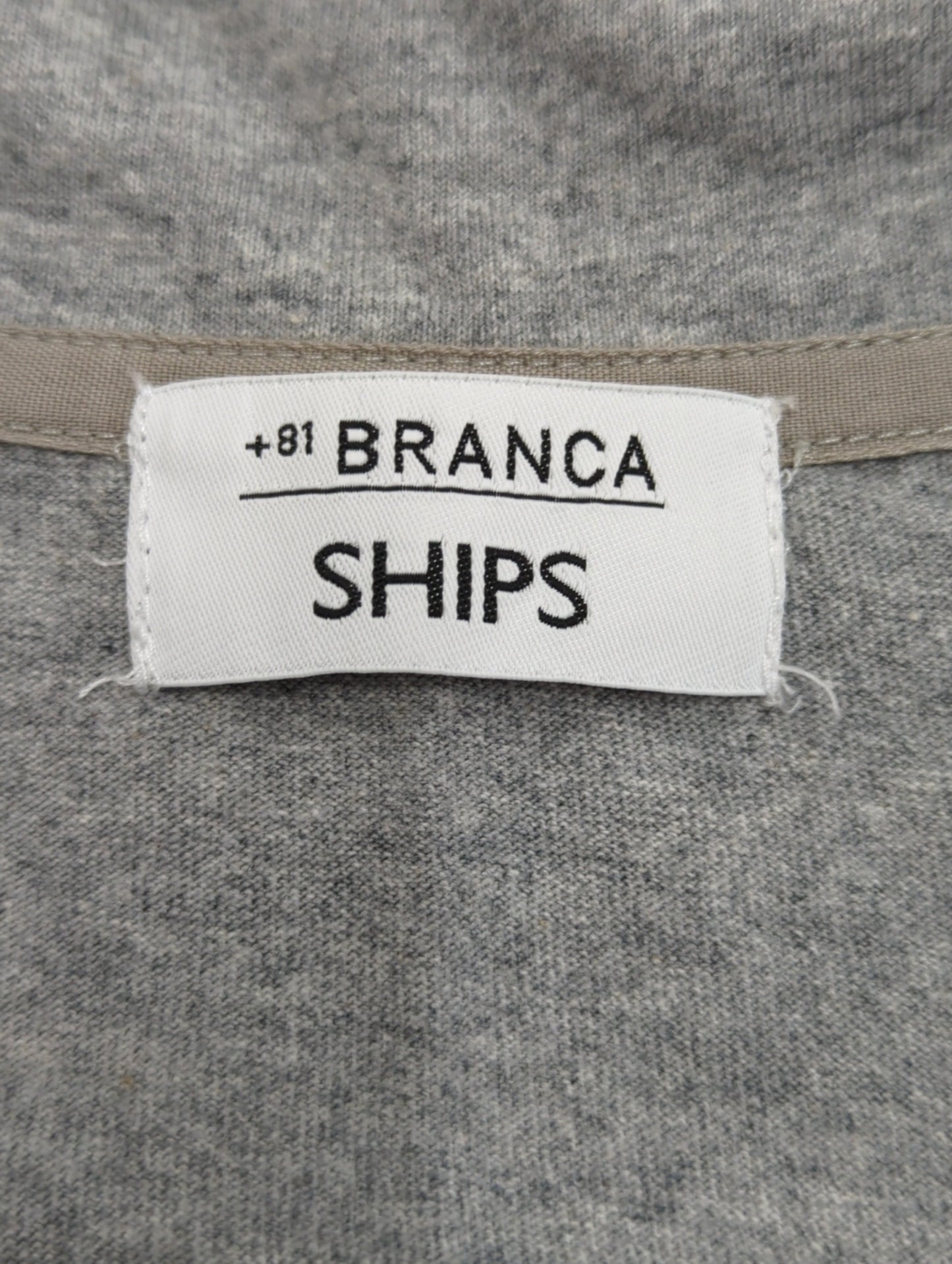 【SHIPS別注】81BRANCA:〈洗濯機可能〉ハーフジップ カットソー