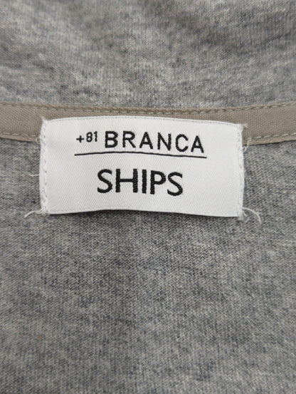 【SHIPS別注】81BRANCA:〈洗濯機可能〉ハーフジップ カットソー