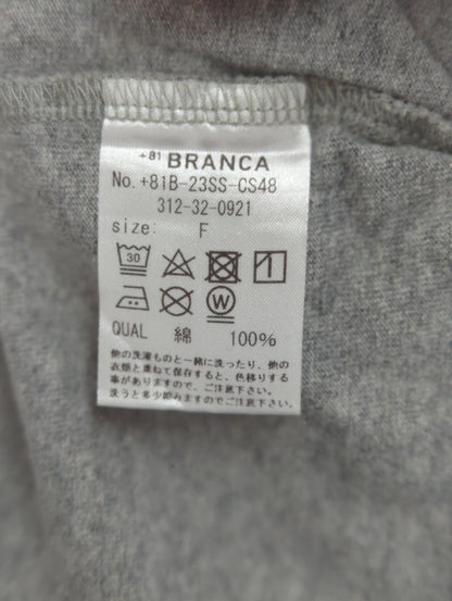 【SHIPS別注】81BRANCA:〈洗濯機可能〉ハーフジップ カットソー