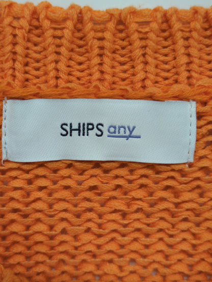 SHIPS any:〈手洗い可能〉テープヤーン ドルマン プルオーバー
