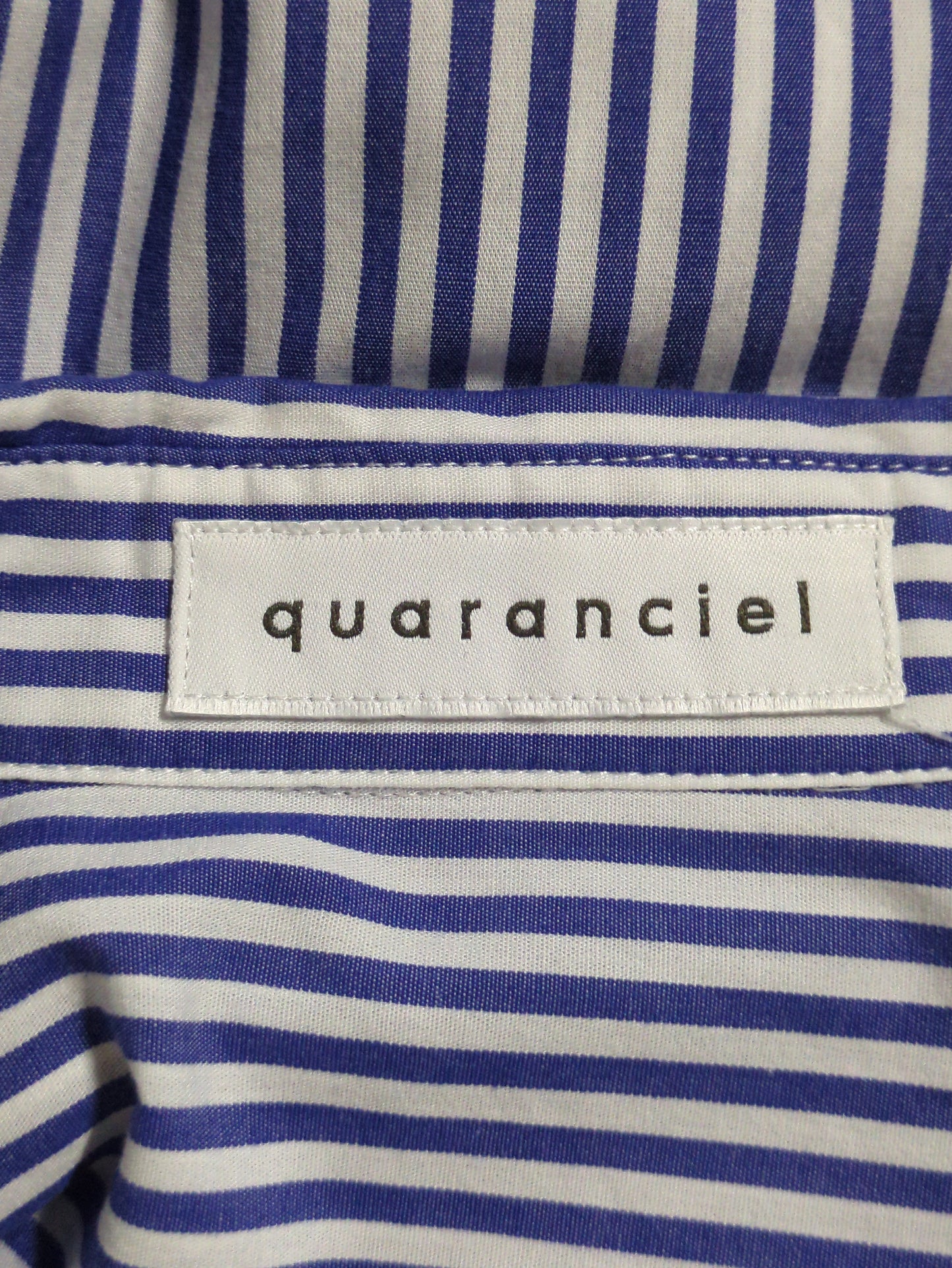 quaranciel:〈洗濯機可能〉ストライプ ワイドスリーブ シャツ