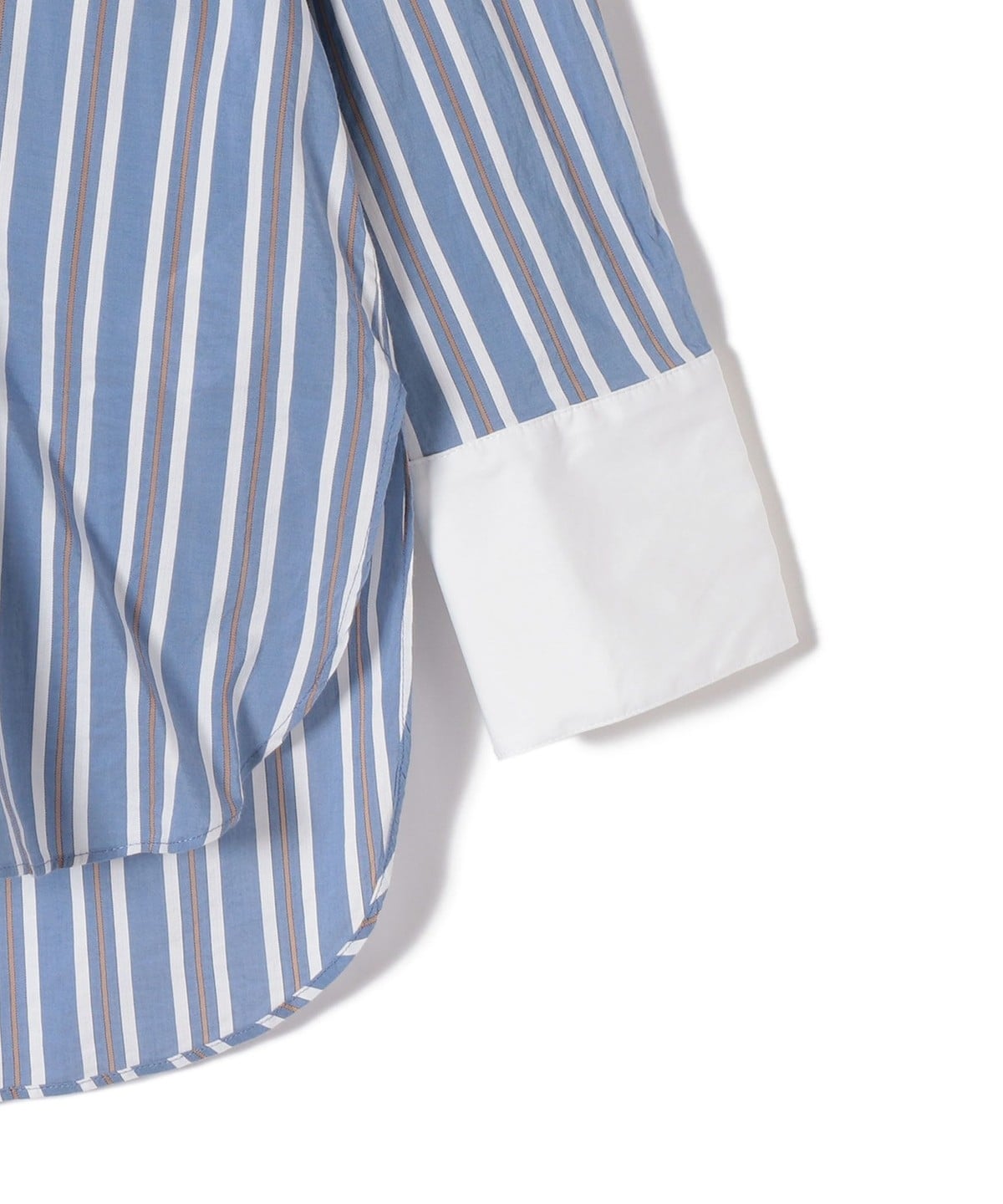 0 x ones:ストライプフリルブラウス