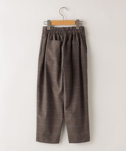 SHIPS KIDS:100〜130cm / チェック タック パンツ