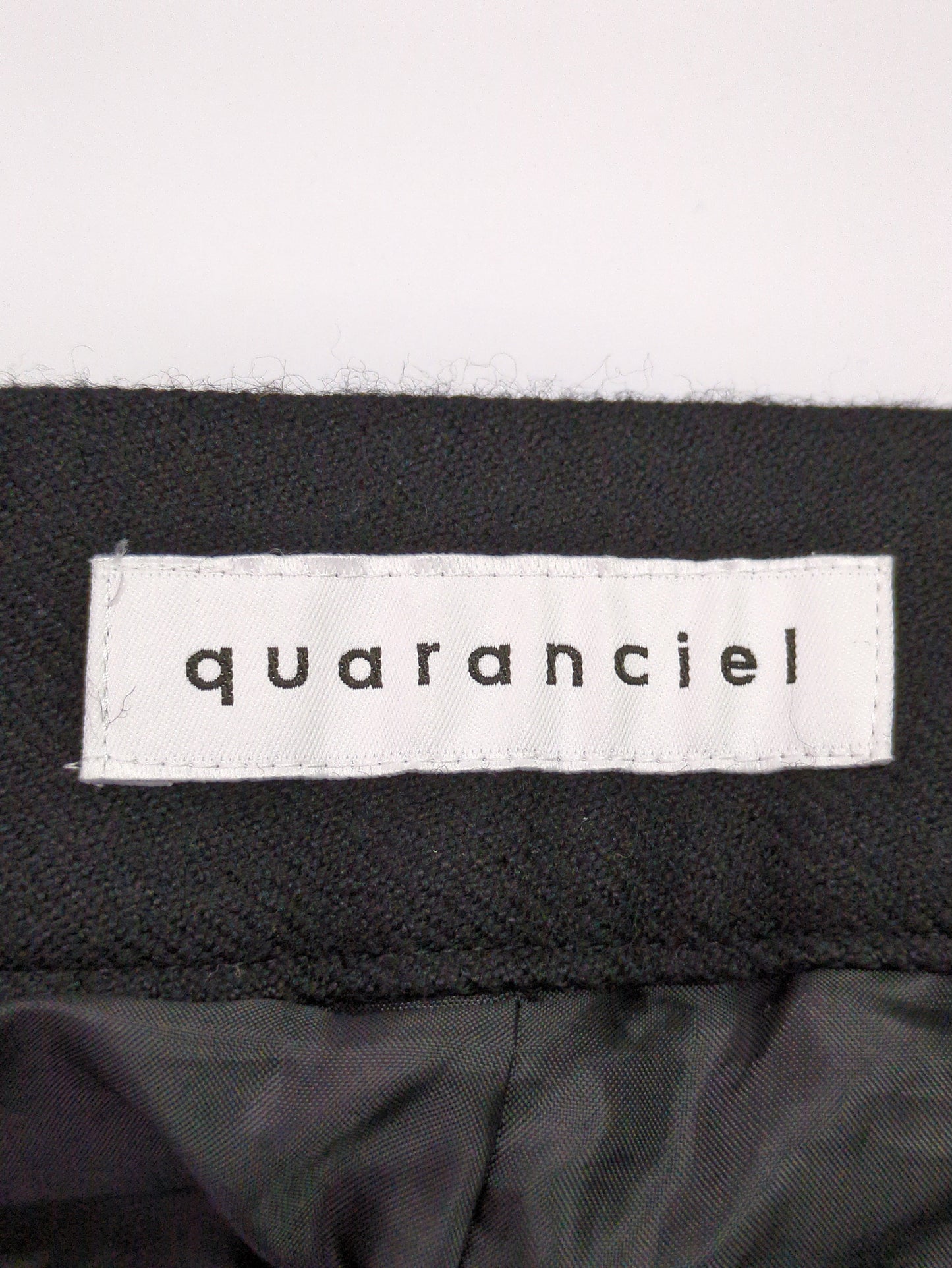 quaranciel: ウール サキソニー ビット  パンツ