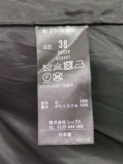 quaranciel: ウール サキソニー ビット  パンツ