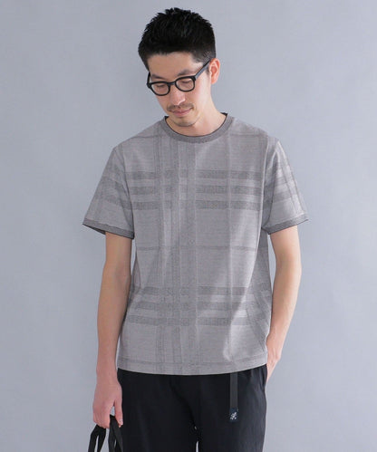 SHIPS: リンクス ジャガード ビッグ チェック Tシャツ
