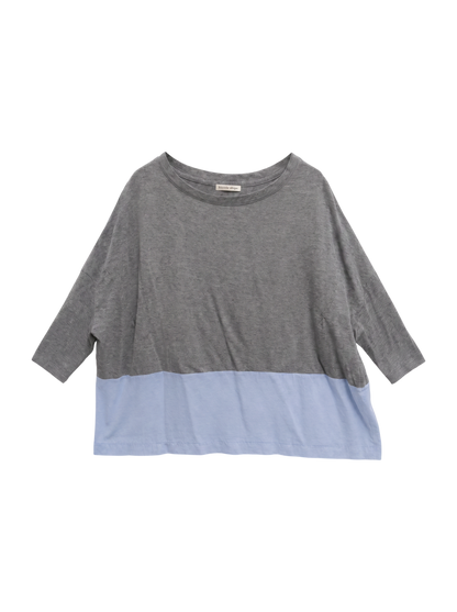 JARSEY×CHIFFON TOPS