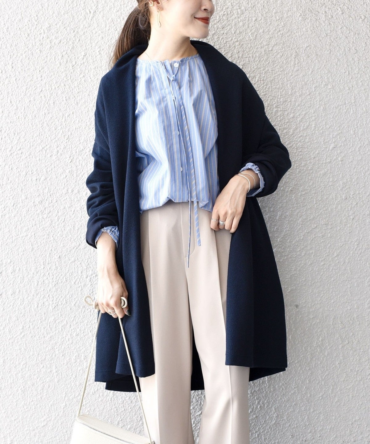 yuzu☆新品未使用☆SHIPS ブークレダブルフェイス羽織り SHIPS for women - yuzu様専用☆新品未使用☆SHIPS ブークレダブル