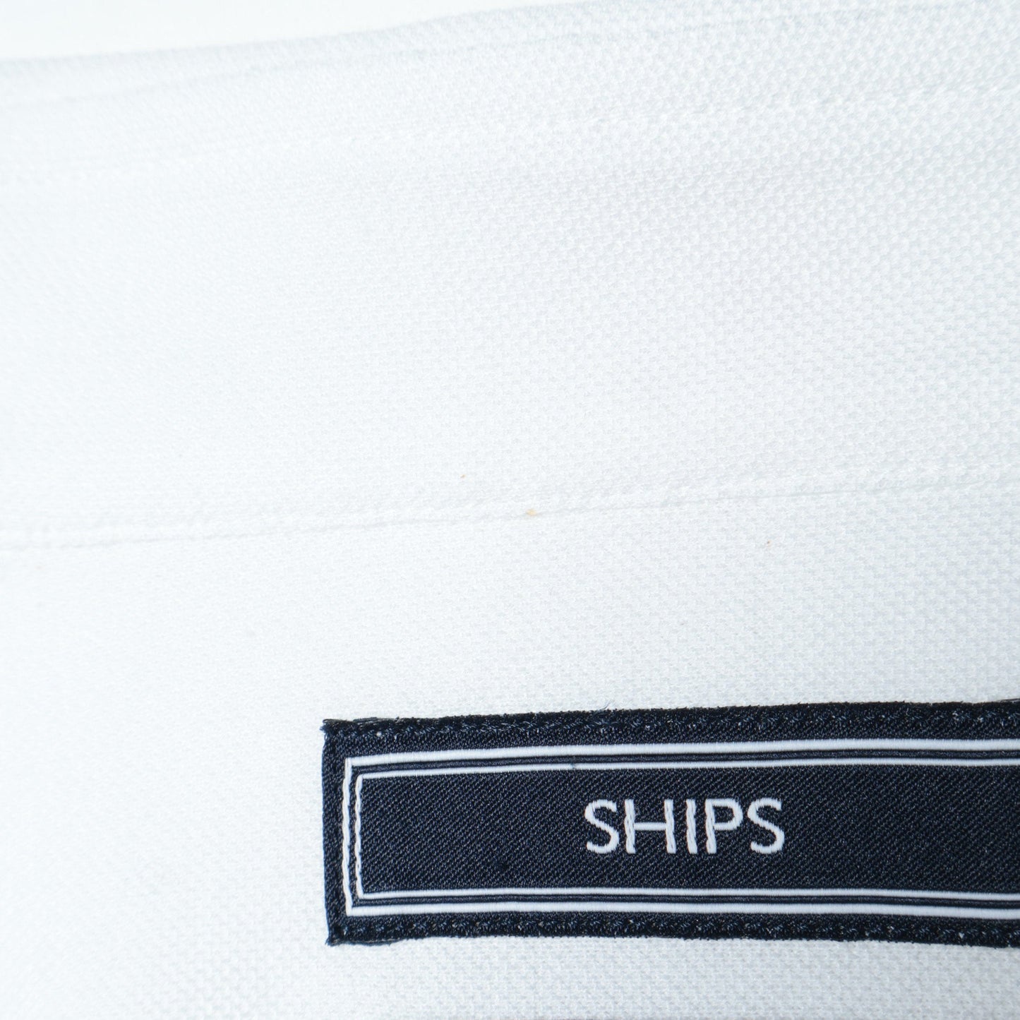 SHIPS:ALBINI 32ゲージ カノコ無地 長袖ポロシャツ