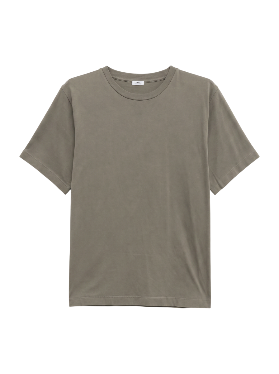 SHIPS: 抗菌・防臭 NANO-FINE（R） コットン クルーネック Tシャツ