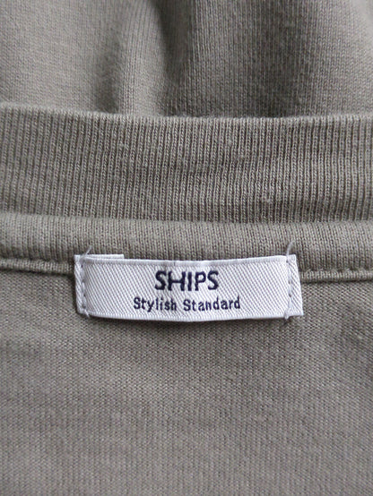 SHIPS: 抗菌・防臭 NANO-FINE（R） コットン クルーネック Tシャツ
