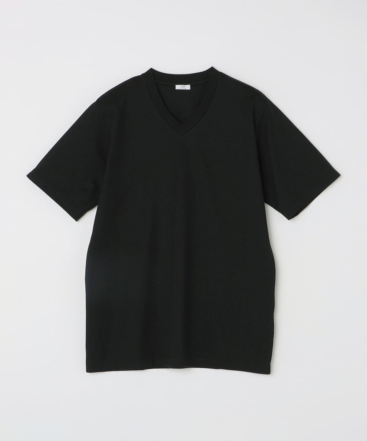 SHIPS: 抗菌・防臭 NANO-FINE（R） コットン Vネック Tシャツ