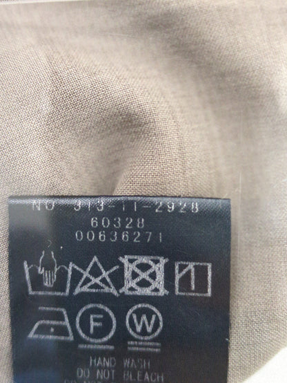 〈手洗い可能〉 麻調 タック テーパード パンツ