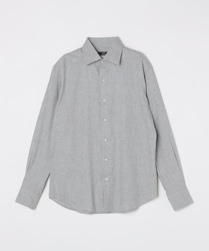 SHIPS: CARLO BASETTI コットンフランネル ワイドカラー シャツ