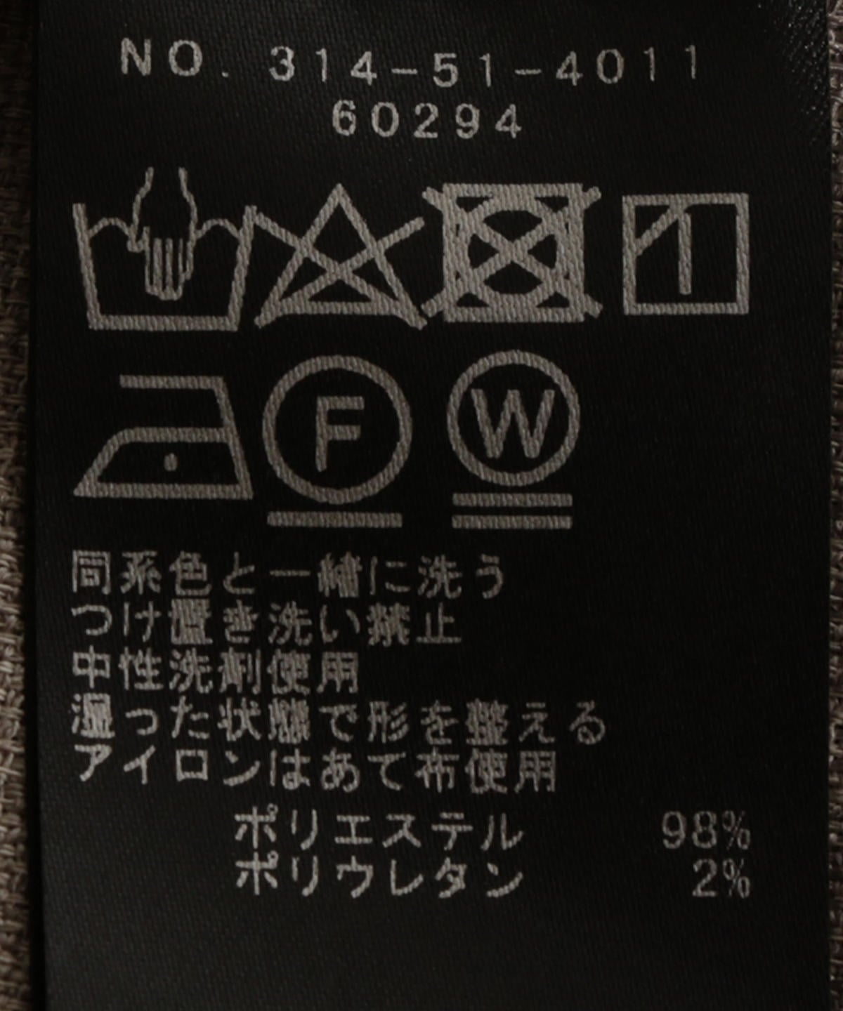 フェイクリネンオックスワンピース