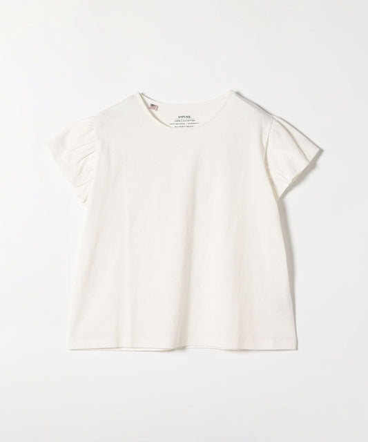 SHIPS any:〈洗濯機可能〉USAコットン パフスリーブ TEE