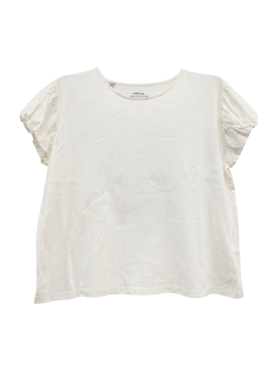 SHIPS any:〈洗濯機可能〉USAコットン パフスリーブ TEE