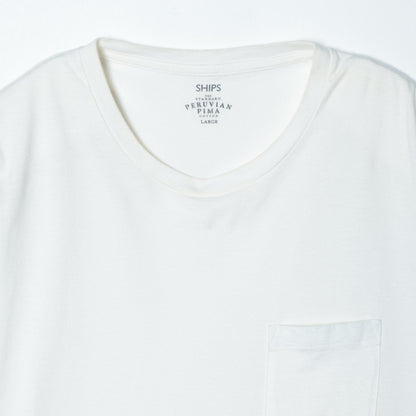 SHIPS: SHIPS(シップス) PERUVIAN PIMA COTTON 2パック ポケットTシャツ
