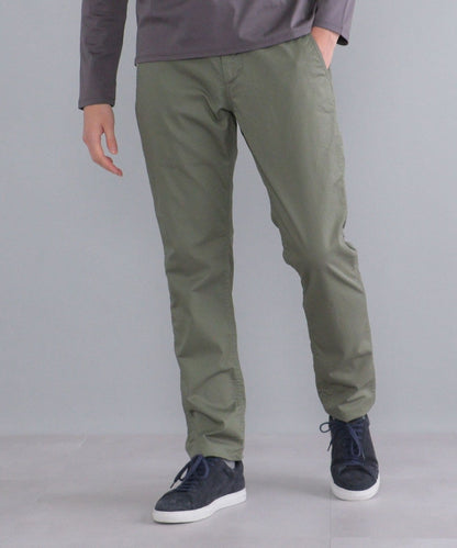 SHIPS:〈抗菌加工〉japan quality カラー テーパード スリム チノパンツ