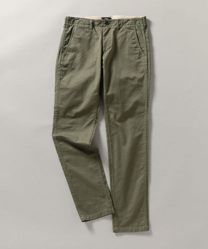 SHIPS:〈抗菌加工〉japan quality カラー テーパード スリム チノパンツ