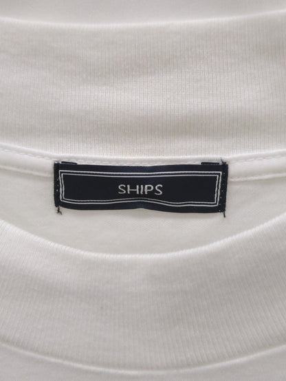 SHIPS: ALBINI モックネック ロングスリーブ Tシャツ