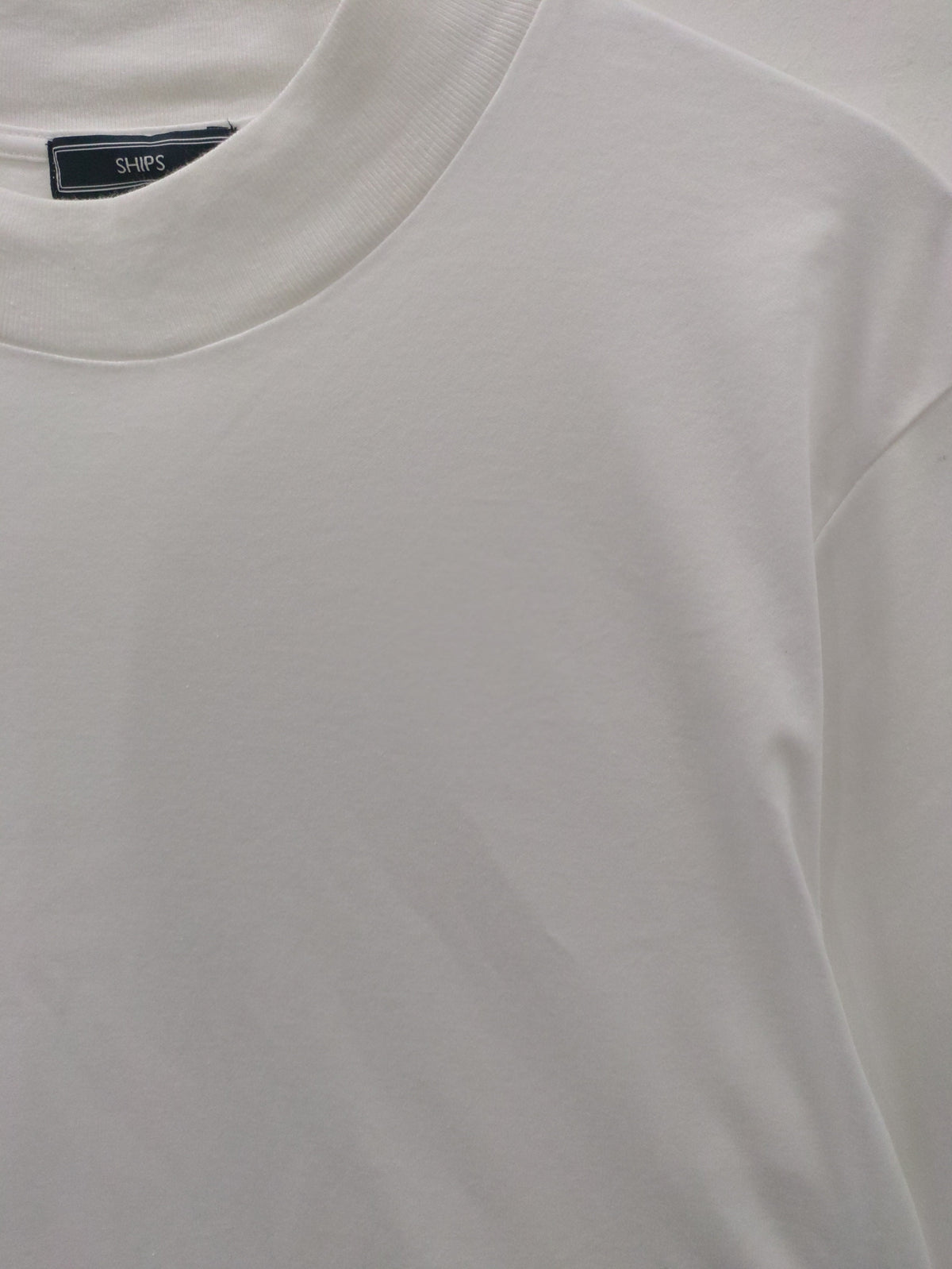SHIPS: ALBINI モックネック ロングスリーブ Tシャツ