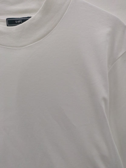 SHIPS: ALBINI モックネック ロングスリーブ Tシャツ