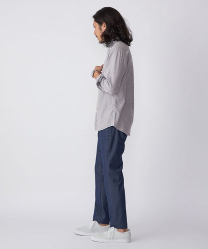 【WEB限定】SHIPS: MADE IN JAPAN ワンポイントロゴ 微起毛 ボタンダウンシャツ
