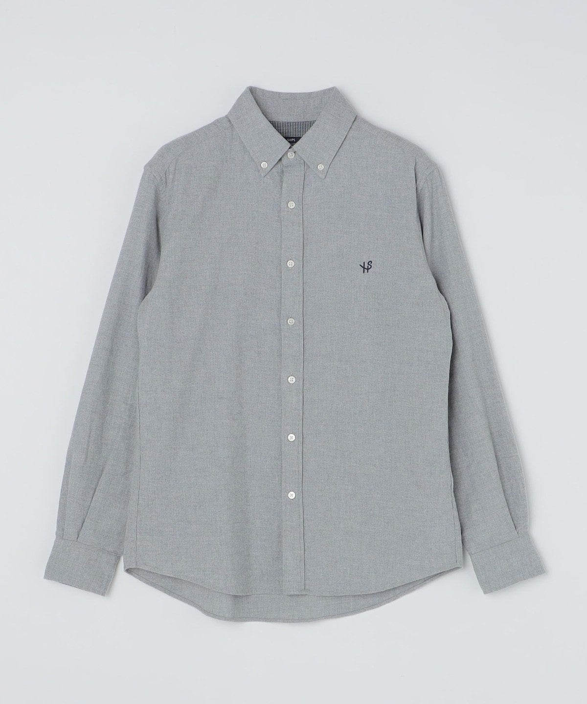 【WEB限定】SHIPS: MADE IN JAPAN ワンポイントロゴ 微起毛 ボタンダウンシャツ